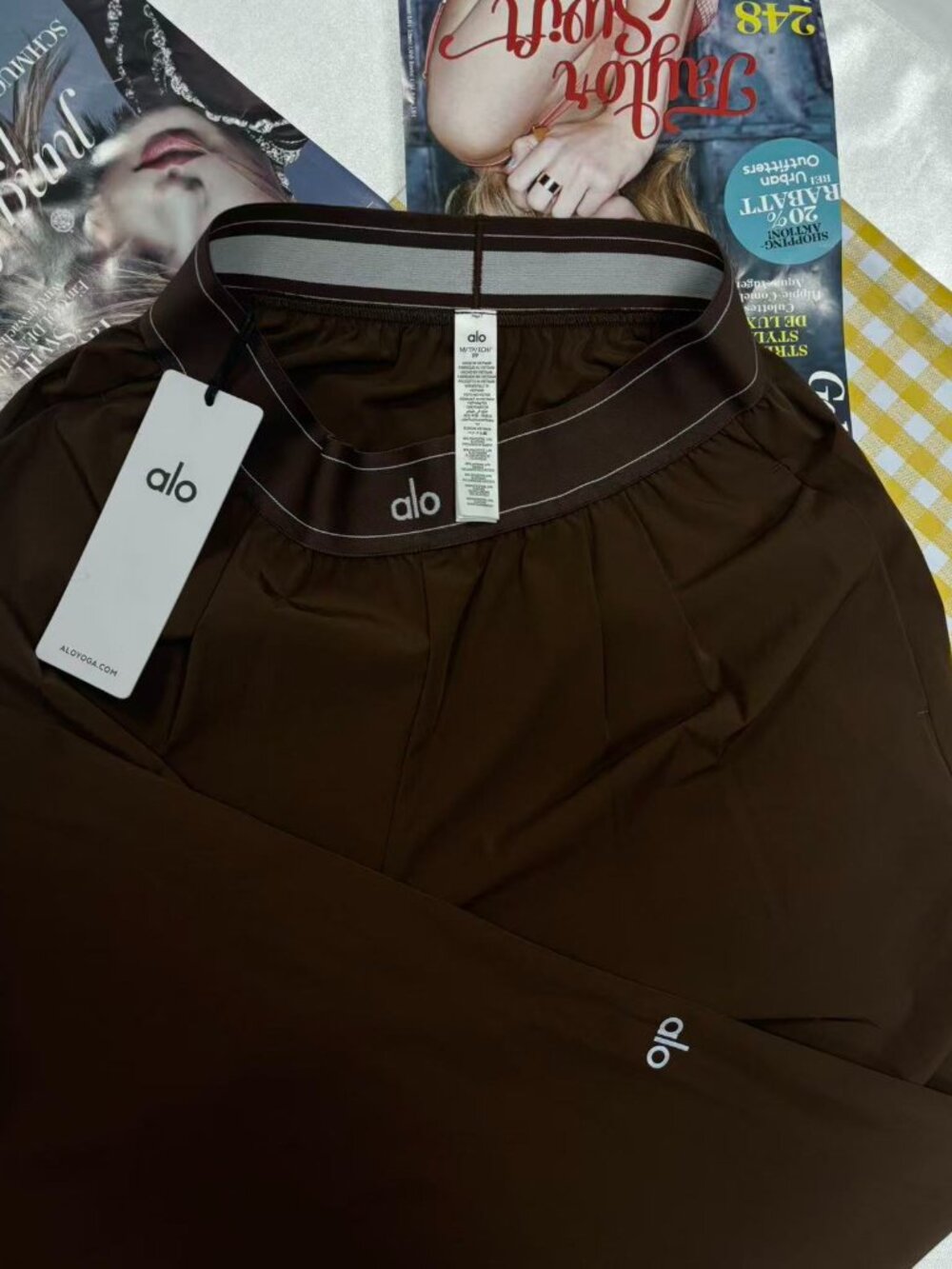 💯Alo Yoga Suit Up Trouser Coffee Brown🤎Regular 30-inch Inner Seam Length - Picture 3 of 11